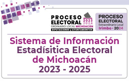 Sistema de información Estatal Electoral de Michoacán 2023-2025